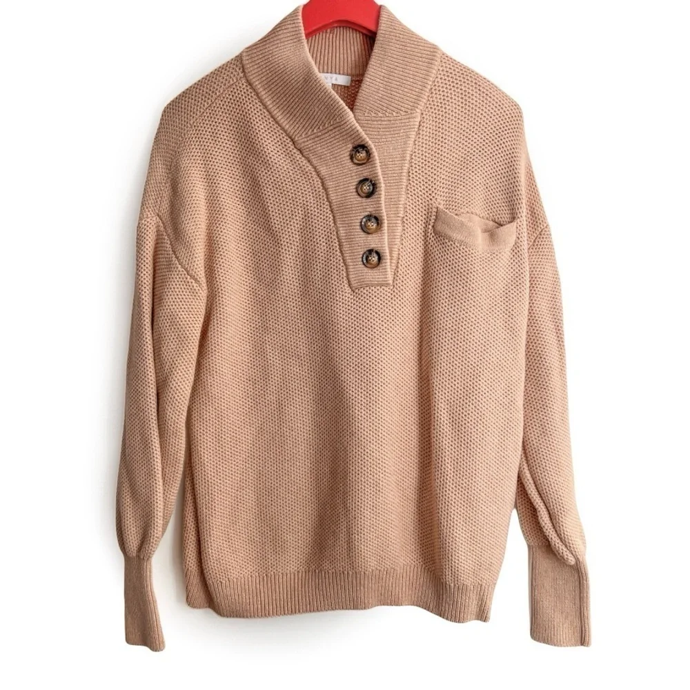 Lunya Cozy Tan Sweater - Picture 3 of 3